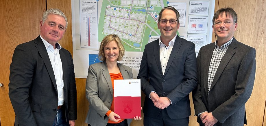 Foto Übergabe Förderbescheid