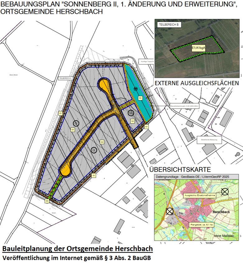 Karte Bauleitplanung