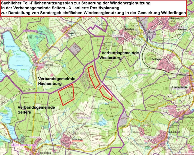 Karte Bebauungspläne