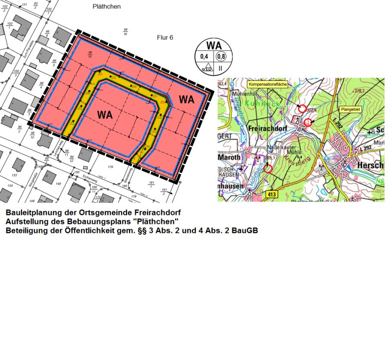 Karte Bauleitplanung