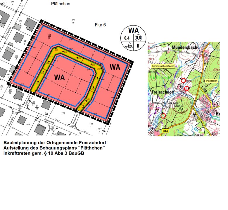 Karte Bauleitplanung