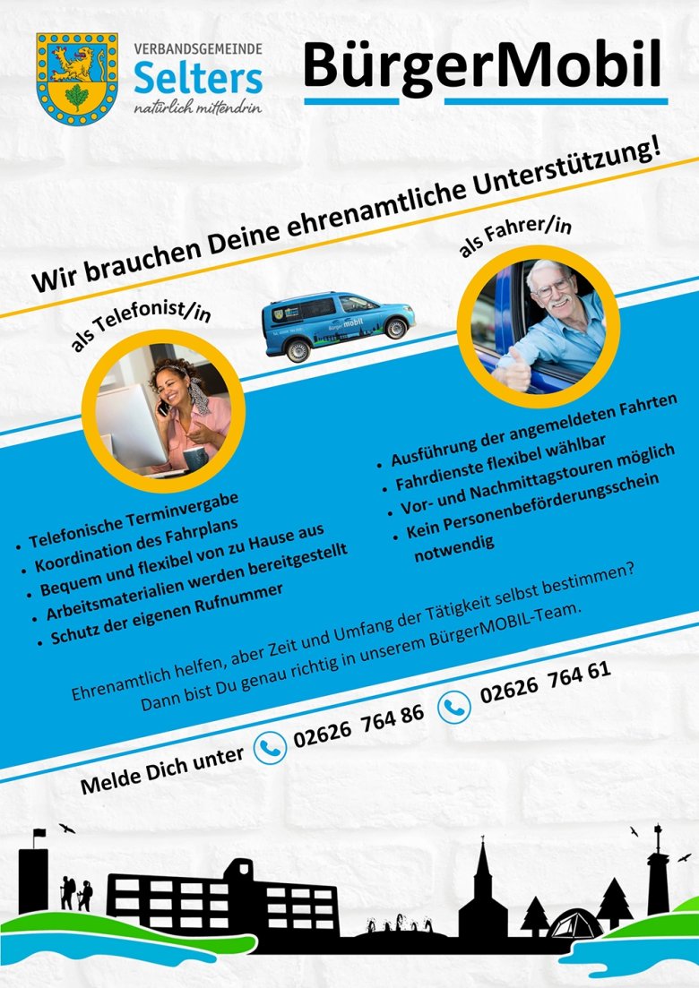 Flyer Ehrenamt Bürgermobil