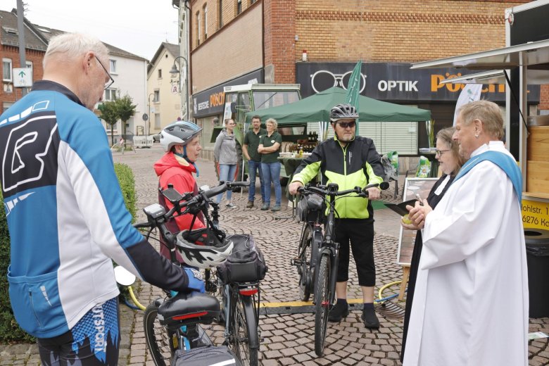 Fahrradsegnung / Pressefoto Jedem Sayn Tal